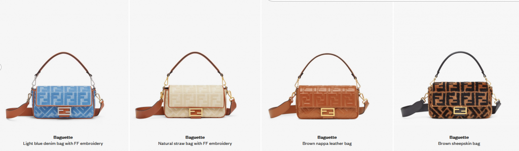  Fendi Baguette Bags